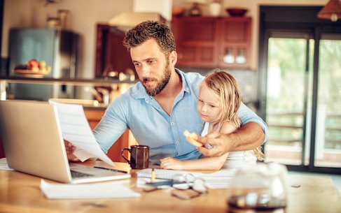 Nearly two thirds of workers say they're more productive working from home - even with kids around.