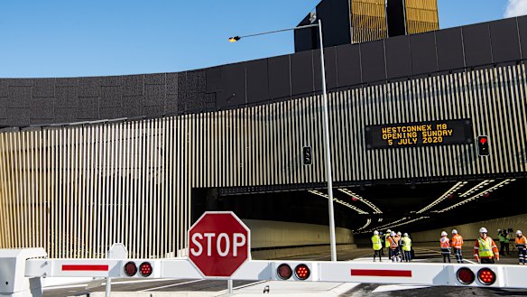 The second stage of WestConnex opened to Sydney motorists in July.