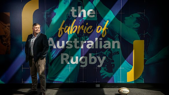 New Rugby Australia high performance head Peter Horne.