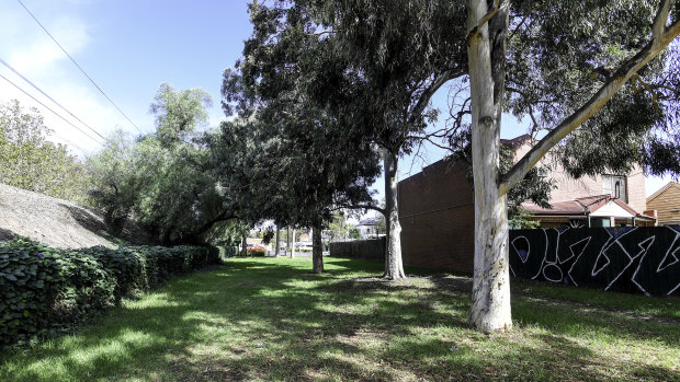 Eddy Court Reserve was part of the area being considered for the affordable housing development.