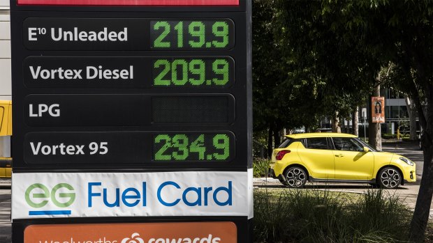 Rising petrol prices have contributed to inflation hitting 6.1 per cent.
