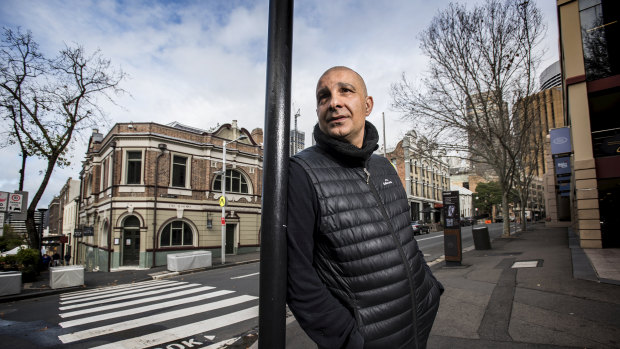 Cafe owner Ron Danieli wants to see Sydneysiders drawn back to The Rocks.