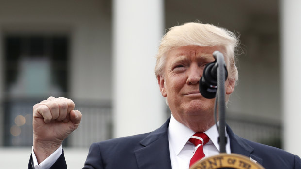 President Donald Trump says Friday's US GDP numbers show his administration is ''knocking it out of the park'' but the data isn't that unequivocal.
