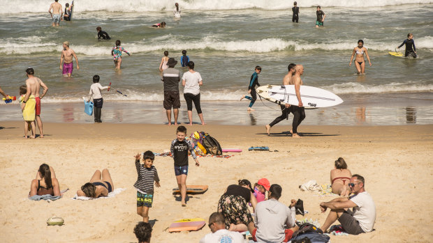 Sydneysiders flocked to Bondi Beach on Saturday, but should you advertise your fun to your Melbourne friends?