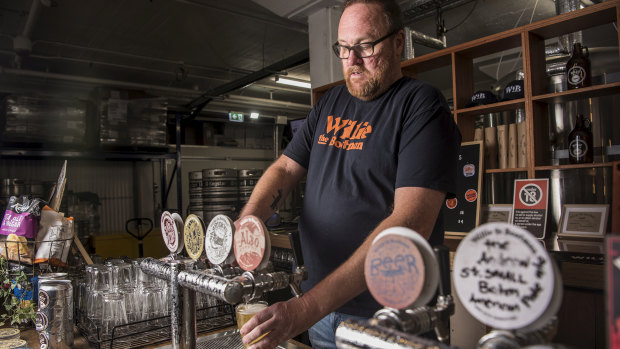 Patrick McInerney from Willie the Boatman Brewery.