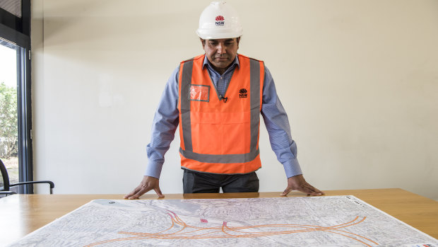 Rozelle Interchange project director Tarnjit Chahal.