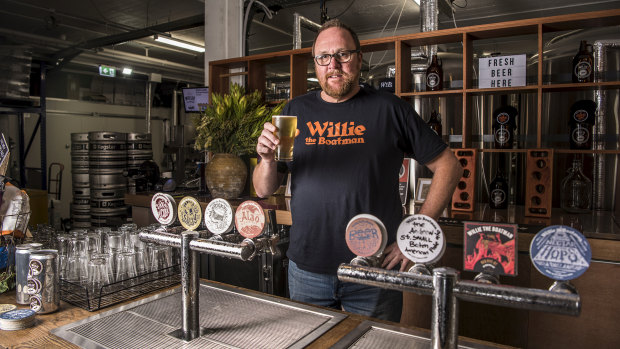 Patrick McInerney from Willie the Boatman Brewery says people need to question where their favourite beers come from. 