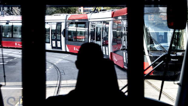 Sydney's light rail drivers are struggling under immense pressure, the transport union says.