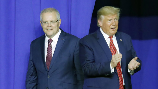 Prime Minister Scott Morrison could not say no to assisting the US when President Donald Trump requested.