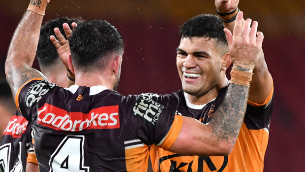 The Broncos' David Fifita and Darius Boyd will likely have to relocate to NSW for the NRL to resume.