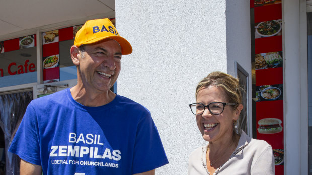 Basil Zempilas and Libby Mettam.