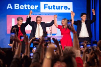 ‘We will bring Australians together’: Anthony Albanese claims victory