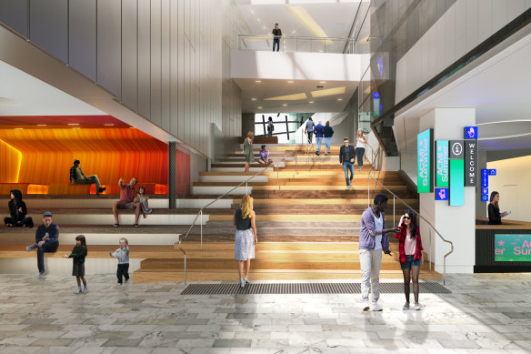 The Flinders Street entrance will be more open and connected.