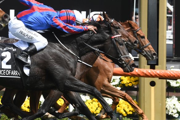 Michael Walker was penalised for his whip use on Prince Of Arran in the 2019 Melbourne Cup.
