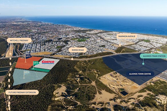 The new Alkimos retail precinct.