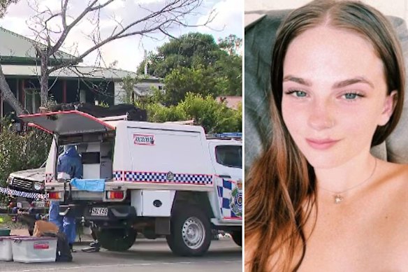 Forensic teams and other police descended on the home in Gin Gin after disappearance of Pheobe Bishop.