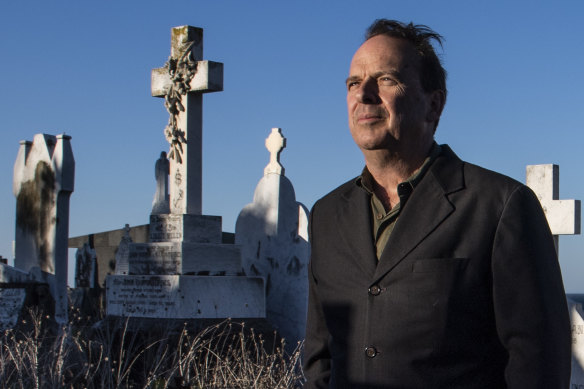 Mayor of Waverley, John Wakefield, at Waverley Cemetery.