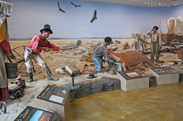 Pioneers remembered at the California Trail Interpretive Centre.