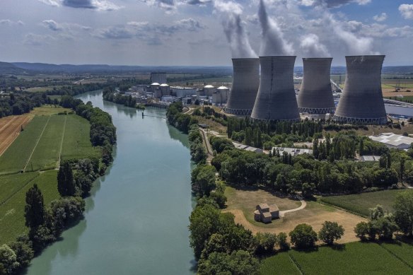 The Bugey nuclear power station in France.