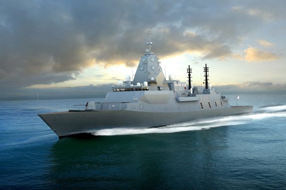 The government had planned to build nine Hunter-class frigates in Adelaide but that number could be slashed to free up money for other vessels. 