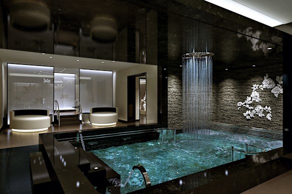 Thermal suite The Enclave at the Lotus Spa.