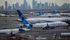 United Airlines aircraft in New York. The carrier says it has plenty of passengers booking to Europe from Australia.
