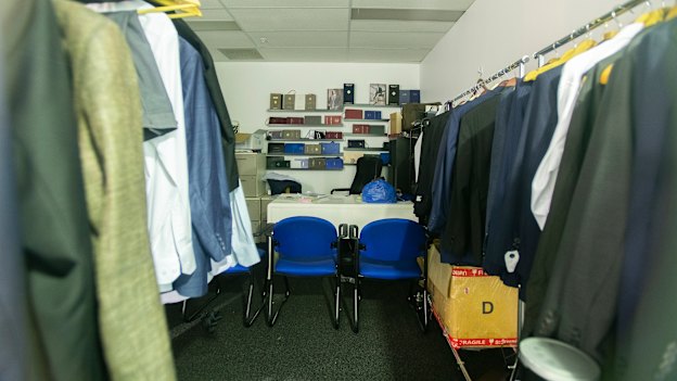 The purported Sydney office for Australian Skills Certification doubles as a luxury tailor.