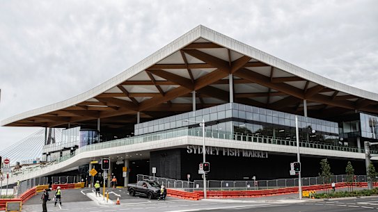 The new Sydney Fish Market will have about 400 parking spots.