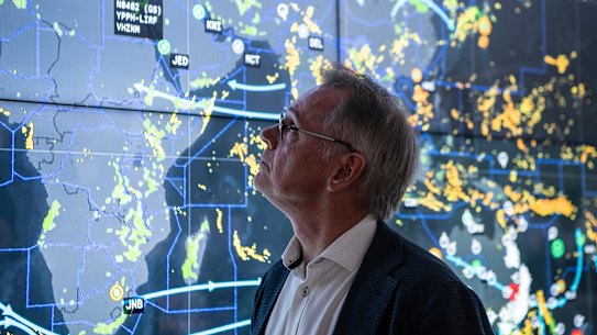 Ben Holland, the head of Qantas’ integrated operations centre.