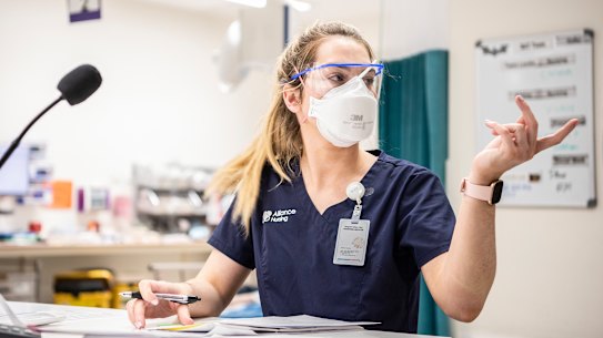 St Vincents Public Hospital emergecy department. 