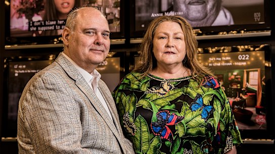 Sally Riley, ABC’s head of drama, comedy and Indigenous; and Michael Carrington, director of entertainment and specialist.