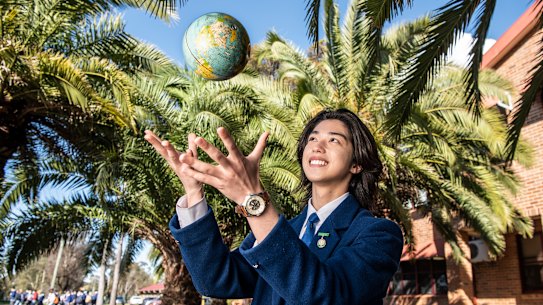 Hurlstone Agricultural High School’s Joseph Macrae is studying three different languages and will be sitting four different oral exams for this year’s HSC.