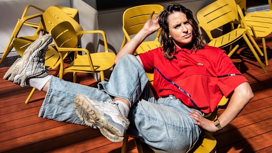 Olympic breaking athlete Rachael Gunn.