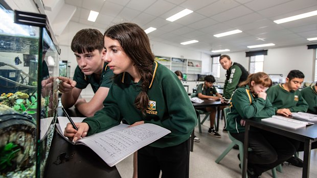The state government will invest $100 million in upgrades at 33 public high schools to support the delivery of High Potential and Gifted Education (HPGE). 
