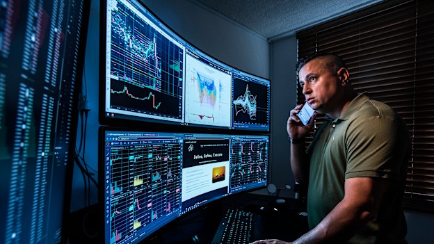 Market analyst Lee Savage said overnight trading was good preparation for parenthood.