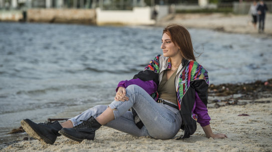 Graphic designer Leah Gelman has discovered TikTok and Depop, two apps popular among Gen Z, while in lockdown in Sydney.