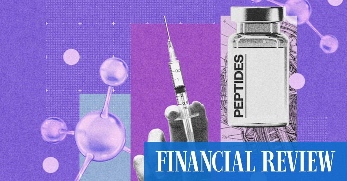 afr.com - Euan Black - Why big pharma hasn't invested in unapproved peptides