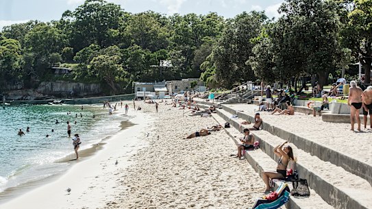 Shark Beach at Nielsen Park will be closed from next month for a long-awaited renovation to the Bay’s stone sea wall. 