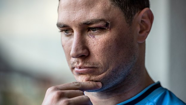 MItchell Moses says he is a calmer player in 2023, and he will need all of it against Queensland in a must-win Origin clash on Wednesday.