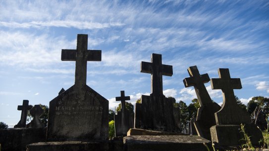 Rookwood Cemetery is the largest in the southern hemisphere.