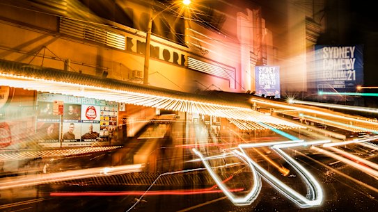 The Enmore Theatre which is the focus of new laws to set up entertainment precincts in the Inner West.
