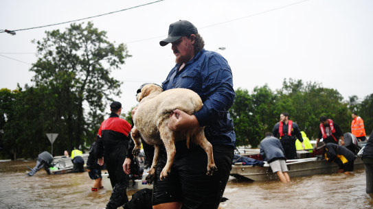Severe flooding hits Lismore in northern NSW in the worst flood ever recorded.