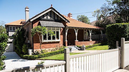 A home near Roseville train station. New planning controls will allow six storey apartment buildings within 400 metres of the station, and 30 others.
