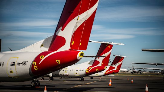 Qantas bought a 19.9 per cent stake in Alliance in 2019, prompting a furious response from the ACCC because it is a direct competitor and also operated flights on behalf of Virgin under a “wet lease” arrangement.