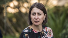 NSW Premier Gladys Berejiklian. Her state's mounting coronavirus caseload will be watched with interest in both Queensland and Canberra.