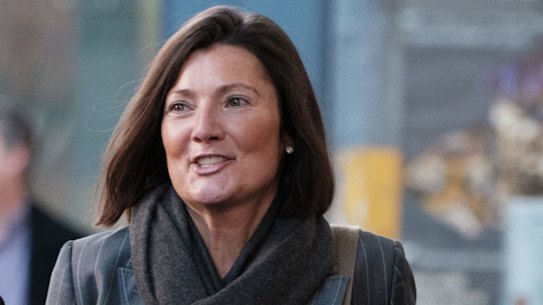 Helen Rosamond arrives at the NSW District Court on Tuesday.