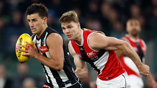 Nick Daicos of the Magpies.