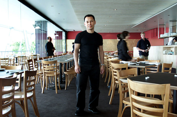 Lance Wong at the King Street Wharf in 2001.
