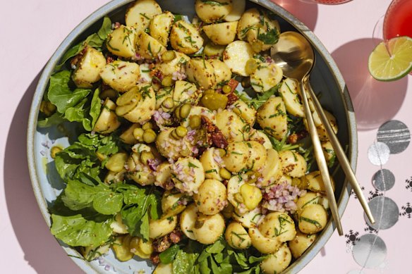 Potato and pickle salad.
