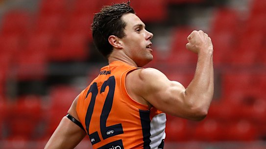 Quite a dilemma: GWS star Josh Kelly.